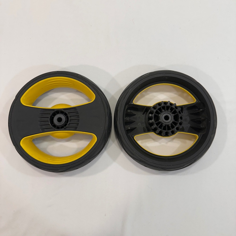 Doona Rear Replacement Wheels Set Baby‎ Stroller Car Seat Black Yellow